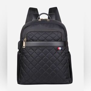 Nordace Ellie Mini Quilted Black Backpack